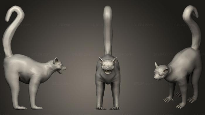 Animal figurines (Lemur, STKJ_1131) 3D models for cnc